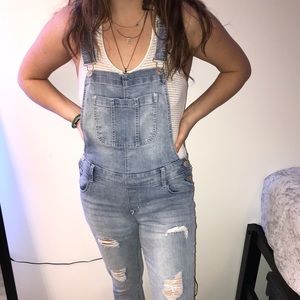 Cute & fun denim overalls